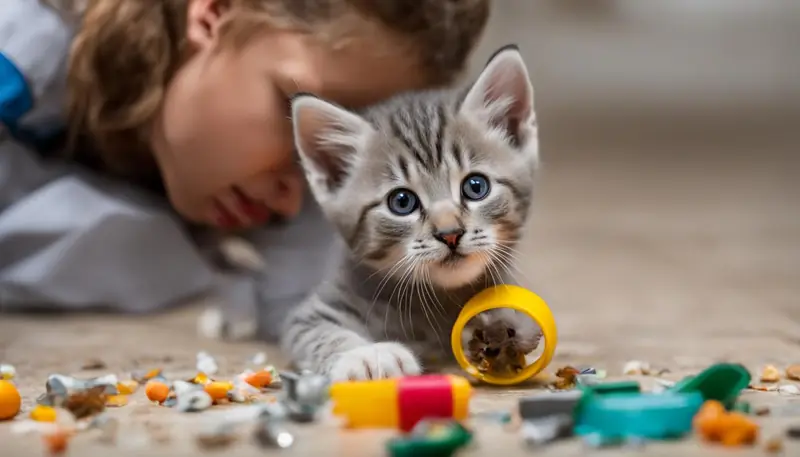 identifying and treating pica in kittens