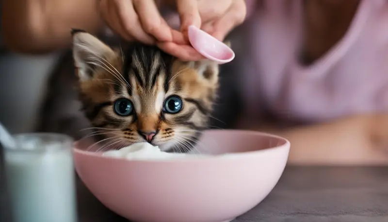 feeding a 7 month old kitten