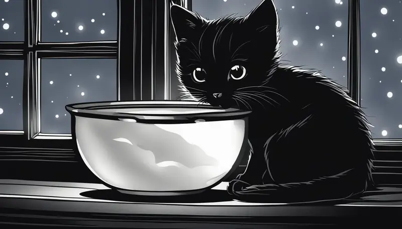 kitten crying at night