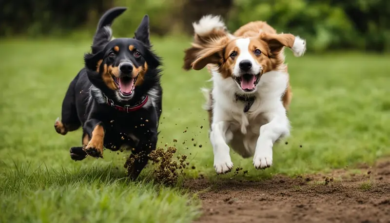 Signs of Dogs Playing
