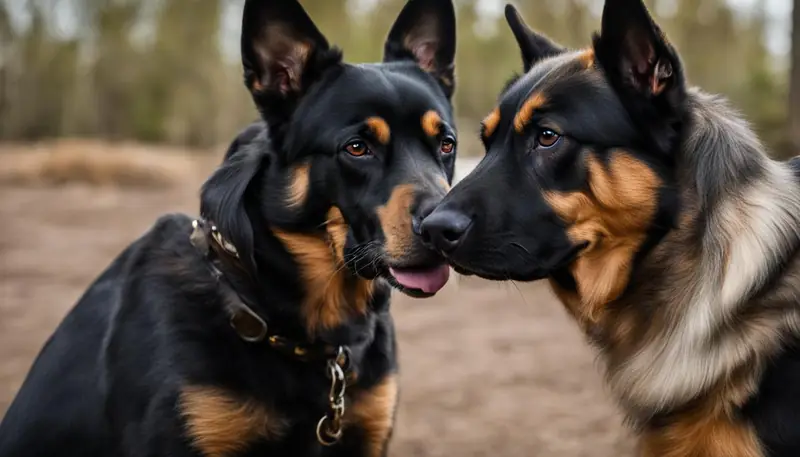 Signs of dogs fighting
