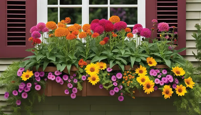 Butterfly-friendly window boxes