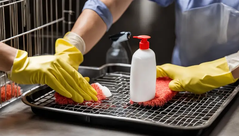 daily bird cage cleaning tasks