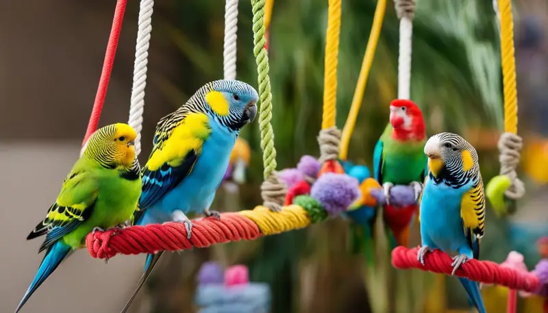 budgie climbing toys