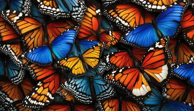 Butterfly Wing Color Variations