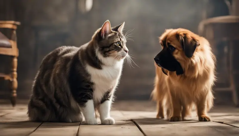 cat and dog