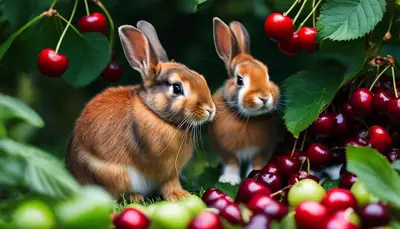 can rabbits eat cherries