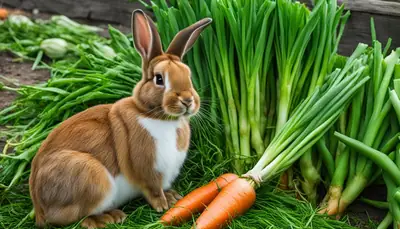 are green onions safe for rabbits