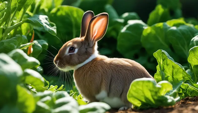 best spinach for rabbits