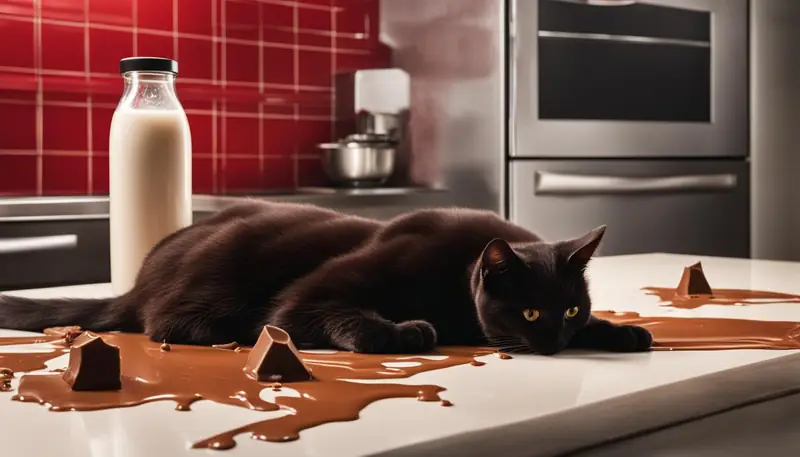 chocolate milk and feline health