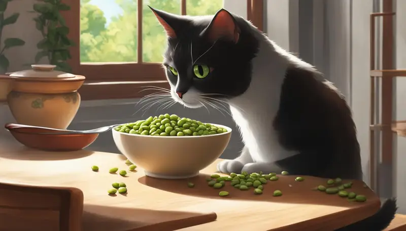 precautions for feeding edamame to cats