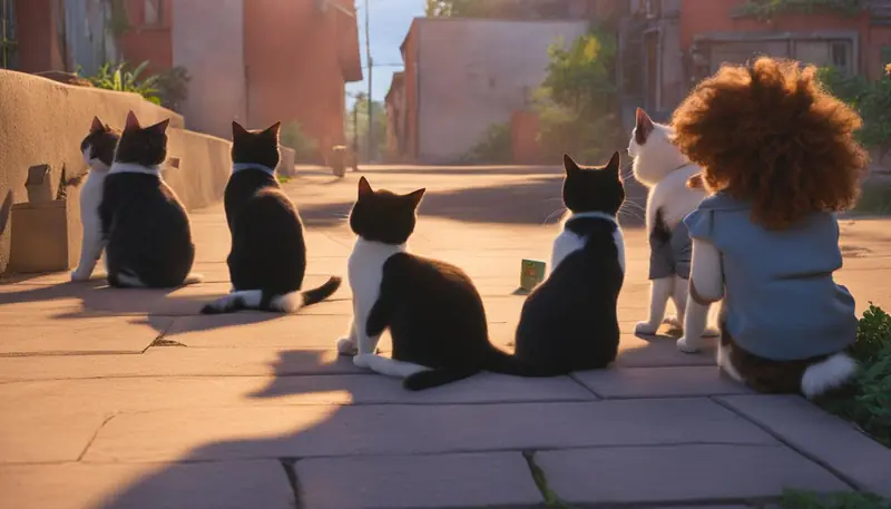 Teaching cats English commands