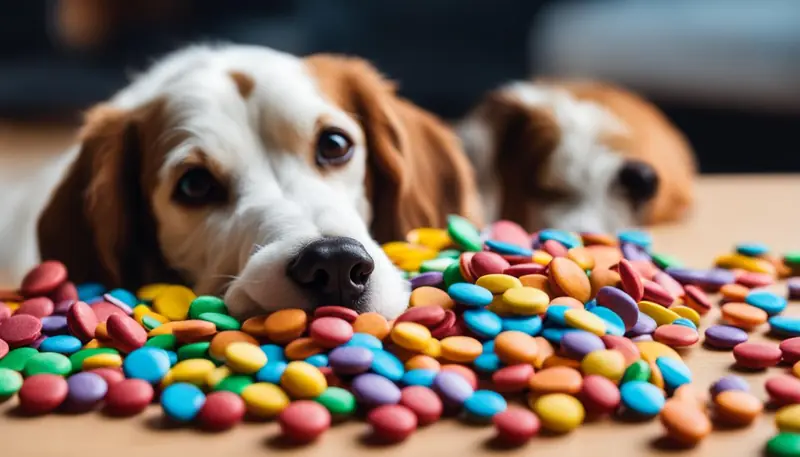 health risks of dogs eating smarties