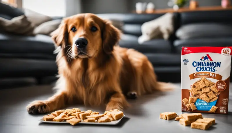 can dogs eat cinnamon toast crunch cereal bars