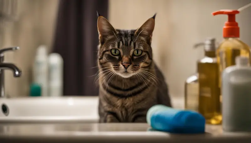 using human products on cats