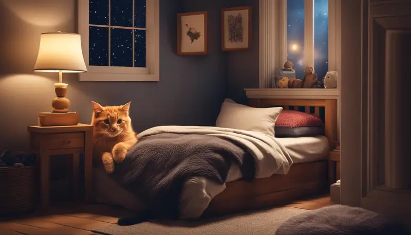 how to create a comfortable sleeping space for my cat