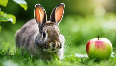 nutritional value of green apples for rabbits