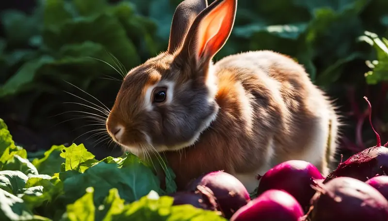 Can rabbits eat beetroot tops