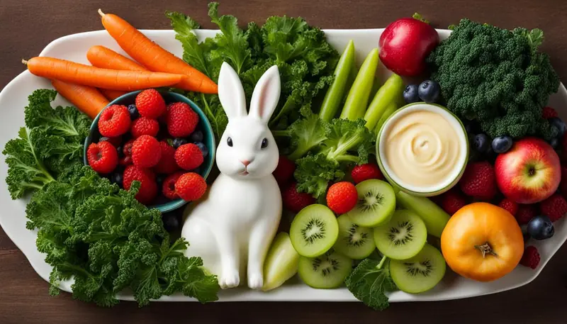 Healthy treats for rabbits