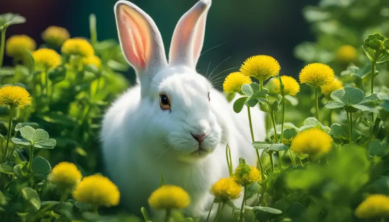 health benefits of clover for rabbits