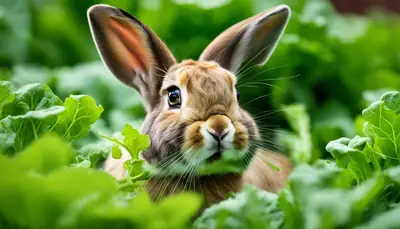 mustard greens for rabbit nutrition
