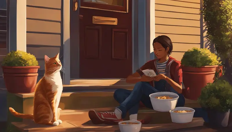 adopting a stray cat