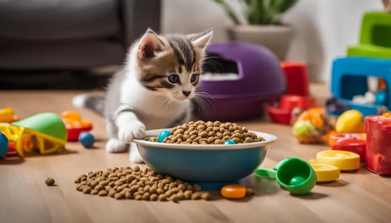 preventing maximal growth in kittens