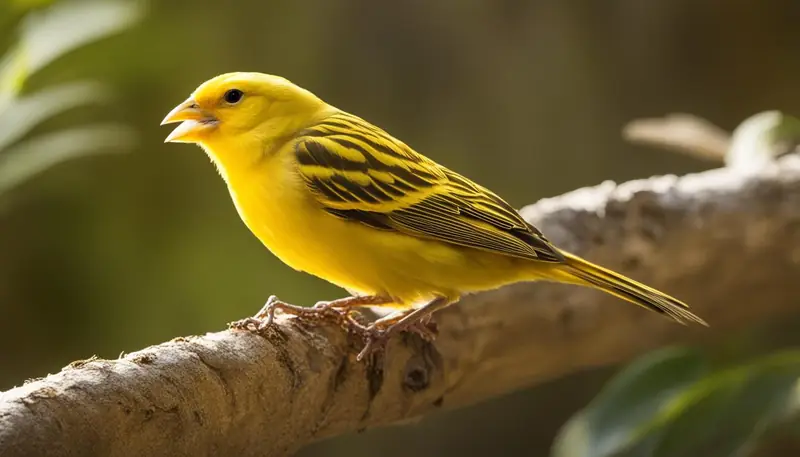 canary singing