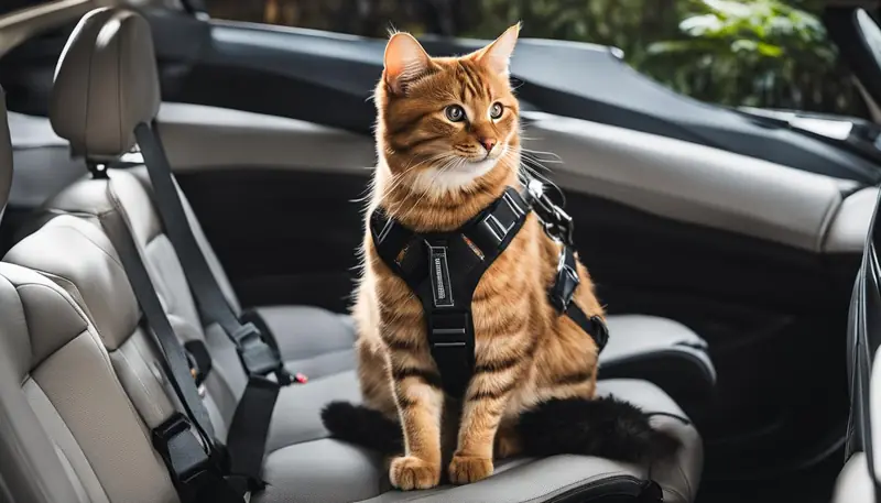 cat car harness