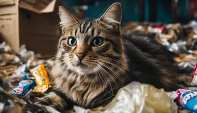 cat ate condom