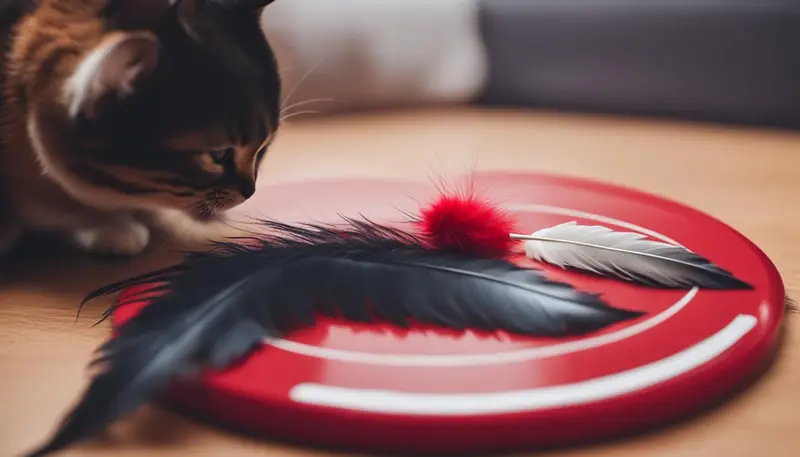 preventing feather swallowing