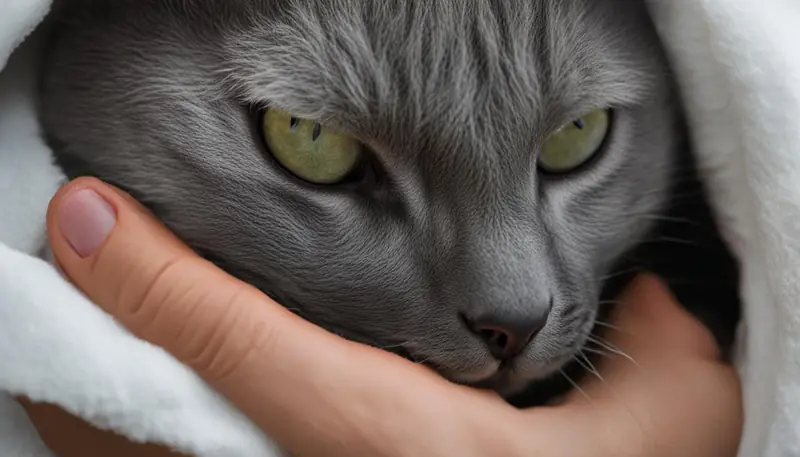 clean cat's nose