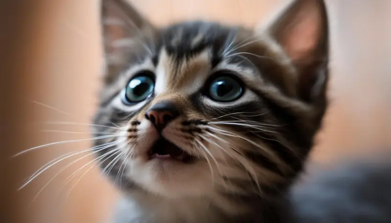 kitten meowing