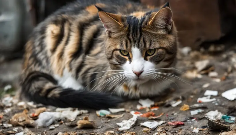 symptoms of pseudocoprostasis in cats
