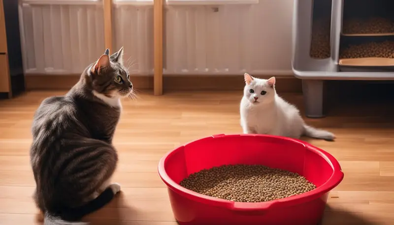 elimination issues in newly adopted cats