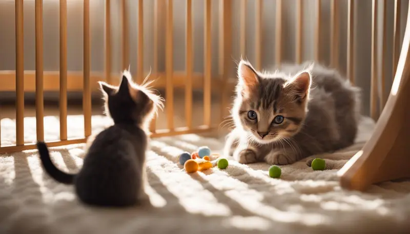 preparing cat for baby
