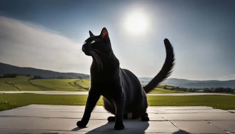 Cat Jumping