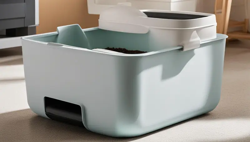 clean litter box