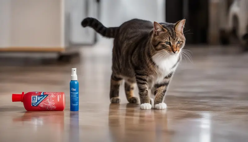 how to stop a cat from licking its paws
