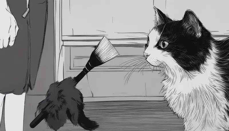 cat brushing dislike