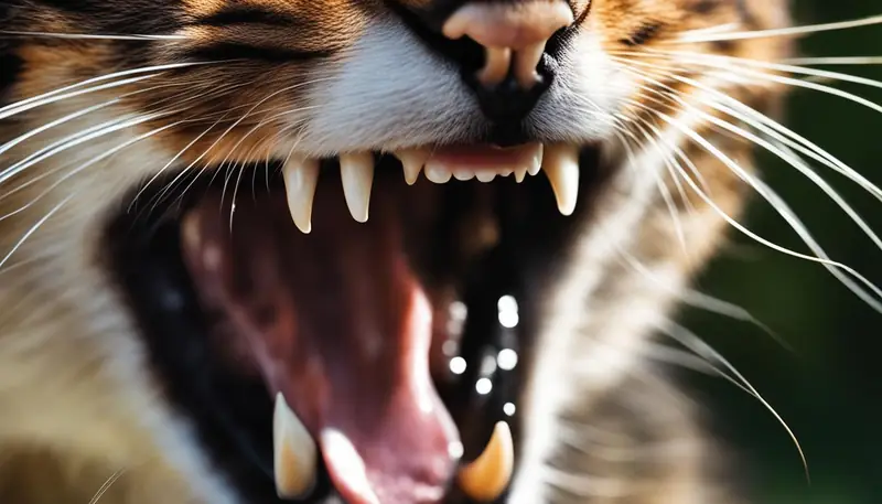 cat teeth grinding