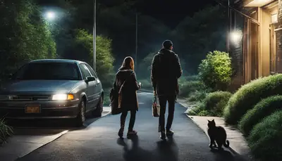 searching for lost cat