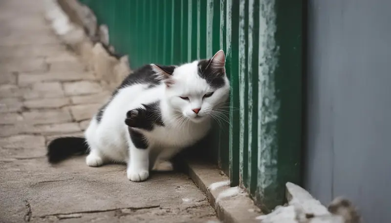 cat scent marking