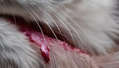 cat neck wound