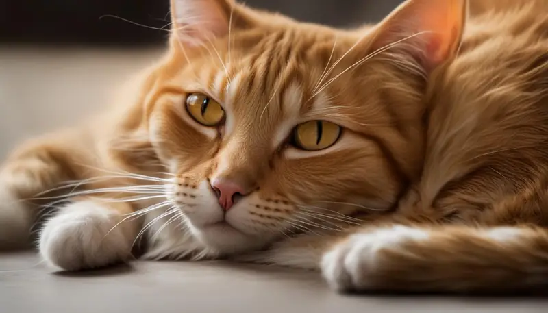 cat with gastrointestinal issues