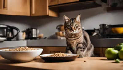 cat eating