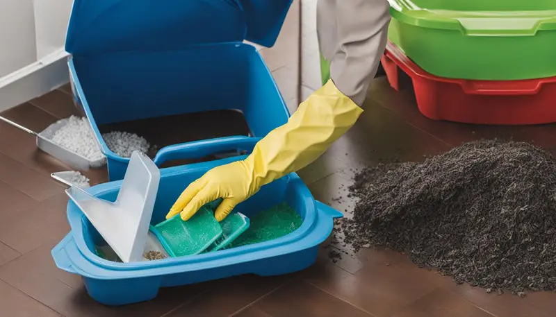 litter box cleaning