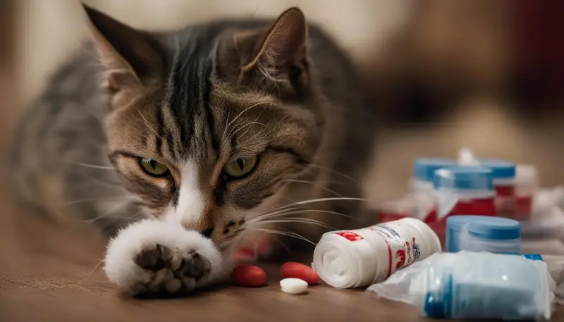 cat claw first aid