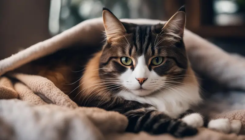 soothing techniques for storm fearful cats