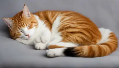 cat sleeping in the 'Belly Up' position